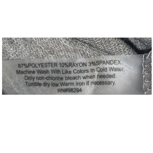 🎅 SPORTELLE Gray Ruffle 3/4 Sleeves Comfy Top NWT 3X - Picture 9 of 14